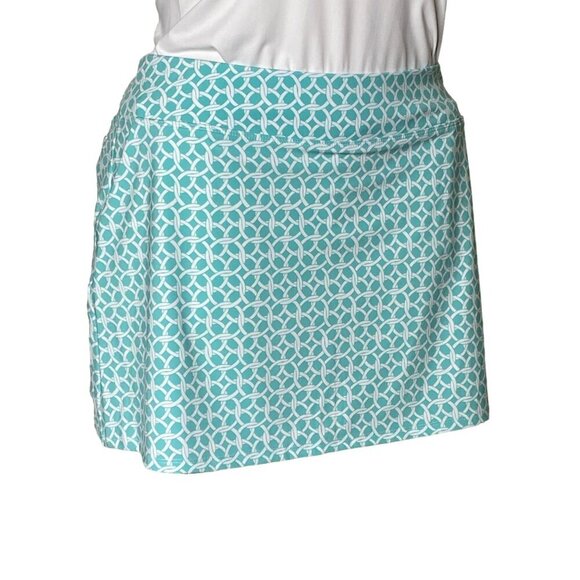 Tommy Bahama Active NWT $118 Green/White Print A-Line Skort, Women’s Size XL - Picture 5 of 14